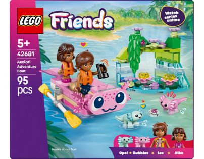 LEGO® 42681 Dobrodružný čln s axolotlami
