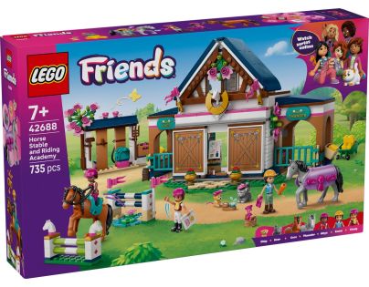 LEGO® 42688 Konská stajňa a jazdecká akadémia