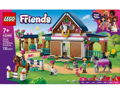LEGO® 42688 Konská stajňa a jazdecká akadémia