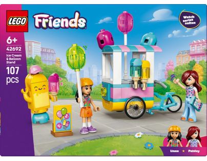 LEGO® 42692 Stánok so zmrzlinou a balónmi