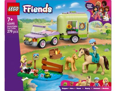 LEGO® 42695 Príves s koňom a žriebätkom