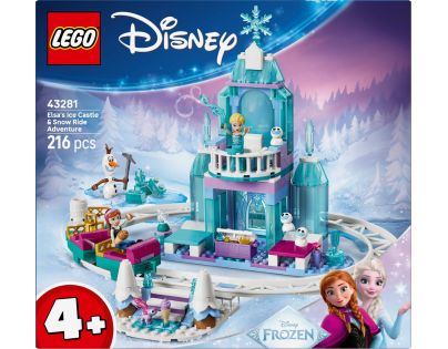LEGO® 43281 Elsin ľadový palác a jazda na snehu