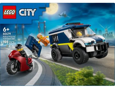 LEGO® 60479 Policajná dodávka na prevoz väzňov