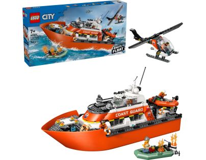 LEGO® 60504 Záchranný čln pobrežnej hliadky a vrtuľník