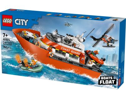 LEGO® 60504 Záchranný čln pobrežnej hliadky a vrtuľník
