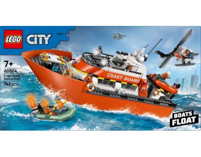 LEGO® 60504 Záchranný čln pobrežnej hliadky a vrtuľník