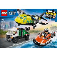 LEGO® 60505 Remix: Lietadlo, servisné vozidlo a vznášadlo 5