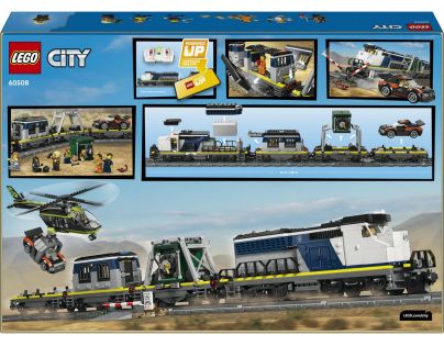 LEGO® City 60508 Lúpež v policajnom vlaku