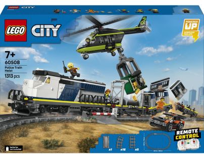 LEGO® City 60508 Lúpež v policajnom vlaku