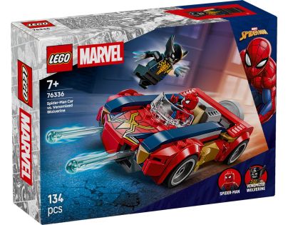 LEGO® 76336 Spider-Man a auto vs. venomizovaný Wolverine
