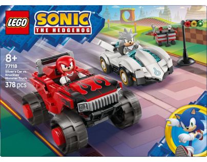 LEGO® 77118 Silver a jeho auto vs. Knuckles a jeho monster truck