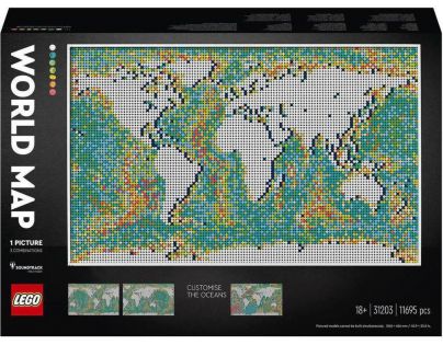 LEGO® Art 31203 Mapa sveta