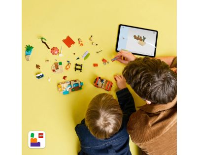 LEGO® Bluey 11202 Bluey a rodinný výlet autom na pláž