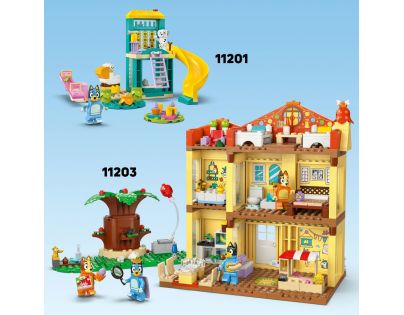 LEGO® Bluey 11202 Bluey a rodinný výlet autom na pláž
