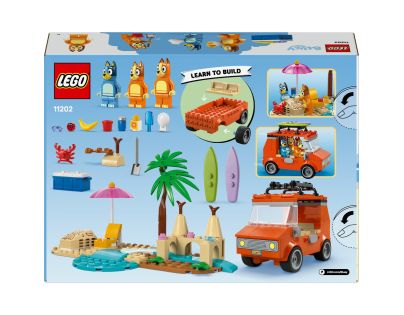 LEGO® Bluey 11202 Bluey a rodinný výlet autom na pláž
