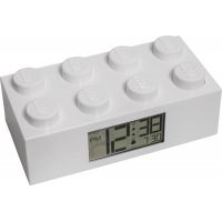 LEGO® Brick Hodiny s budíkom biele 4