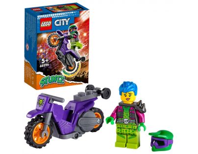 LEGO® City 60296 kaskadérske wheelie motorka