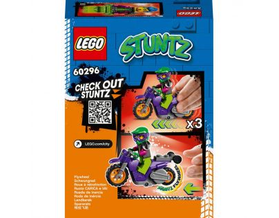 LEGO® City 60296 kaskadérske wheelie motorka
