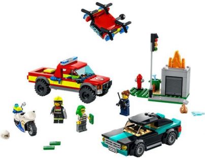 LEGO® City 60319 Hasiči a policajná naháňačka