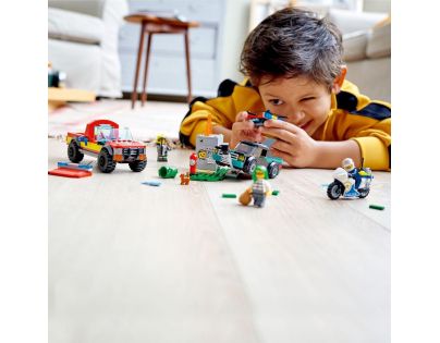 LEGO® City 60319 Hasiči a policajná naháňačka