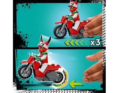 LEGO® City 60332 Škorpióna kaskadérska motorka