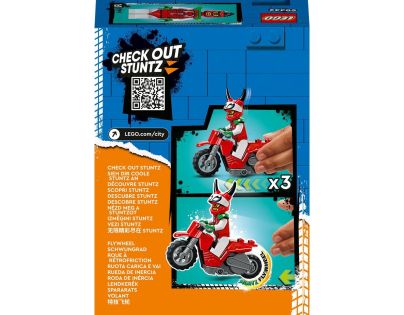 LEGO® City 60332 Škorpióna kaskadérska motorka