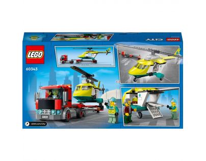 LEGO® City 60343 Preprava záchranárskeho vrtuľníka