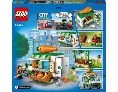 LEGO® City 60345 Dodávka na farmárskom trhu