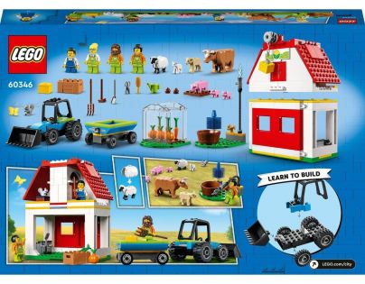LEGO® City 60346 Stodola a zvieratká z farmy