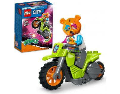 LEGO® City 60356 Medveď a kaskadérska motorka