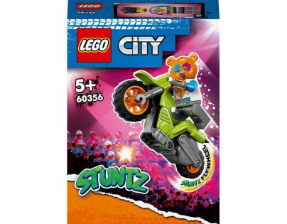 LEGO® City 60356 Medveď a kaskadérska motorka