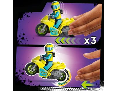 LEGO® City 60358 Kaskadérska kybermotorka