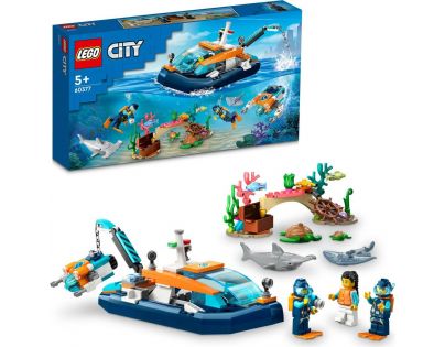 LEGO® City 60377 Prieskumná ponorka potápačov