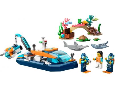 LEGO® City 60377 Prieskumná ponorka potápačov