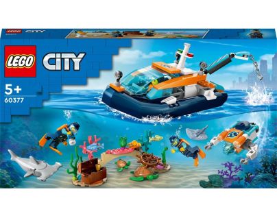 LEGO® City 60377 Prieskumná ponorka potápačov