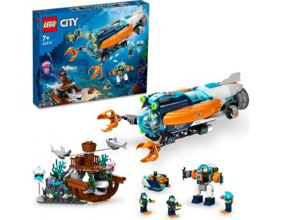 LEGO® City 60379 Prieskumná ponorka na dne mora