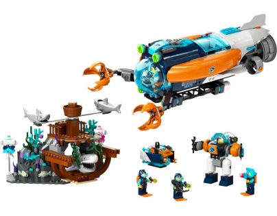 LEGO® City 60379 Prieskumná ponorka na dne mora