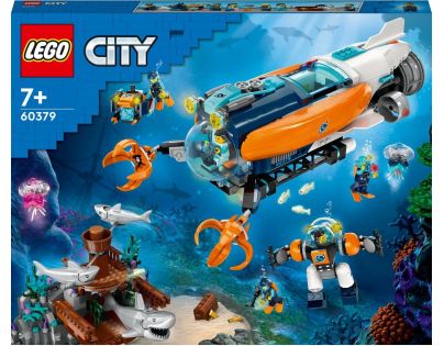LEGO® City 60379 Prieskumná ponorka na dne mora