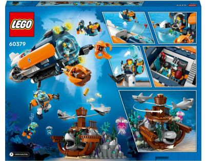 LEGO® City 60379 Prieskumná ponorka na dne mora