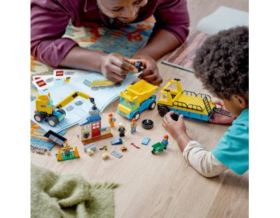 LEGO® City 60391 Vozidlá zo stavby a demolačné gule