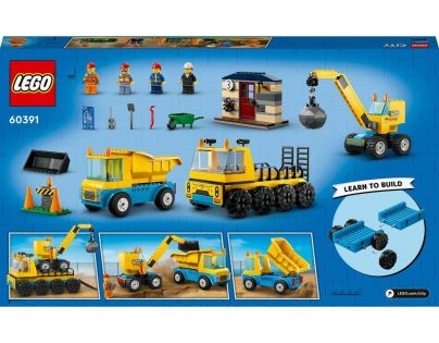 LEGO® City 60391 Vozidlá zo stavby a demolačné gule