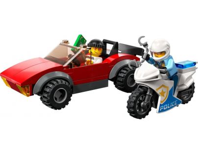 LEGO® City 60392 Naháňačka auta s policajnou motorkou