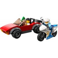 LEGO® City 60392 Naháňačka auta s policajnou motorkou 2