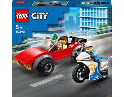 LEGO® City 60392 Naháňačka auta s policajnou motorkou