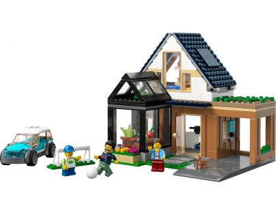 LEGO® City 60398 Rodinný dom a elektromobil