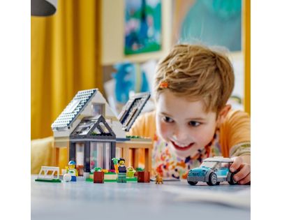 LEGO® City 60398 Rodinný dom a elektromobil