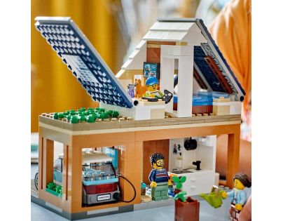 LEGO® City 60398 Rodinný dom a elektromobil