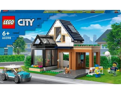 LEGO® City 60398 Rodinný dom a elektromobil