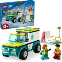 LEGO® City 60403 Sanitka a snowbordista
