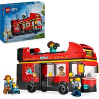 LEGO® City 60407 Červený dvojpodlažný vyhliadkový autobus